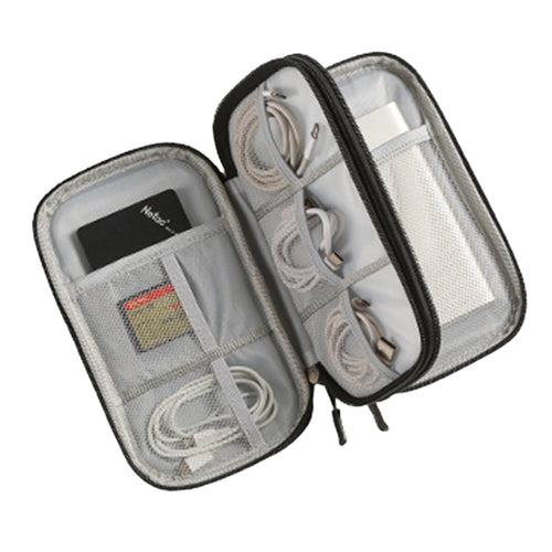 Cable Organizer Bag — Portable Storage Box for Power Bank, Charging Cables & USB