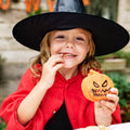 JOB JOL Halloween Cookie Cutters 4 PCS Ghost Pumpkin Bat Skull 3.5-4.5"