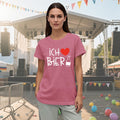 CQF Oktoberfest Women's Ich Liebe Bier T-Shirt Casual German Tee