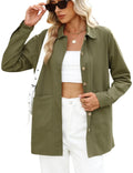 CiCiBird Women's Oversized Utility Shacket Jacket Black XL Size XL
