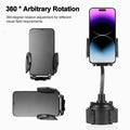 Adjustable Car Cup Holder Phone Mount with Flexible Gooseneck – Universal Smartp