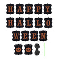 ERKOON Happy Halloween Banner Bunting Pumpkin Sign Wall Decor Party