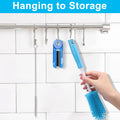 XANGNIER 3 Pack Stainless Steel Bottle Cleaner Brush Kit for Baby Bottles