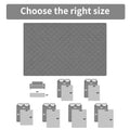 Easy-Going Waterproof Reversible Dog Bed Cover 68x86 Gray/Light Gray