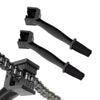 Kewucn 2 PCS Bike Motorcycle Chain Washer Gear Scrubber Durable ABS Black