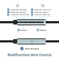 Wired Earbuds – Noise Canceling, Volume Control & Mic for iPhone 17/16/15, Samsu