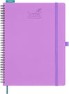 BEZEND 2026 Weekly Monthly Planner 8.5x11 Lavender PU Leather Softcover
