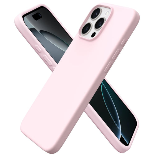 16 Pro Max Case 6.9", Slim Liquid Silicone 3 Layers Soft Gel Rubber Shockproof P