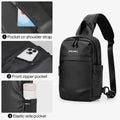 mixi EliteSeries Sling Bag Small Waterproof Crossbody Black 11-Inch