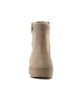 Kiwi Durable Sand Suede 6.5" Steel Toe Zipped Water Resistant Tactical Boots [60200]