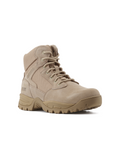 Kiwi Rugged Sand Suede Mid-Cut 6" Composite Toe Zipped Water Resistant Tactical Boots [68000]