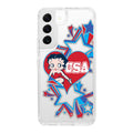 Betty Boop Red White & Boop HD Samsung Galaxy S24 Phone Case