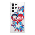 Betty Boop Red White & Boop HD Samsung Galaxy S24 Phone Case