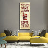 If You Can't Be With The Wine You Love, Love The Wine You're With Canvas Wall Art, Wine Art Decor, Wine Sign, Wine Gift, Wine Lovers