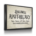 Halliwell Apothecary Canvas Wall Art, Tonics, Tinctures and Elixirs, Powders Since 1882, Charmed Decor