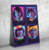 Stranger Things Canvas Wall Art, Fan Art, Mike, Will, Dustin And Lucas, Inspired, Stranger Things Decor, Stranger Things Series
