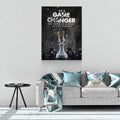 Be A Game Changer Canvas Wall Art, Be A Game Changer The World Is Already Full Of Players, Motivational Canvas