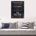 Now Is The Right Moment To Start Motivational Canvas Wall Art