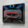 Maserati Nights Abstract Maserati Canvas Wall Art, Exotic Car Art, Maserati Decor, Car Enthusiast, Italian Car Decor