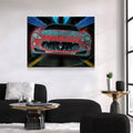 Maserati Nights Abstract Maserati Canvas Wall Art, Exotic Car Art, Maserati Decor, Car Enthusiast, Italian Car Decor