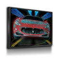 Maserati Nights Abstract Maserati Canvas Wall Art, Exotic Car Art, Maserati Decor, Car Enthusiast, Italian Car Decor