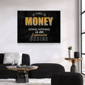 If Time Is Money Doing Nothing Is An Expensive Choice Canvas Wall Art, Motivational, Success, Inspiration, Motivational Wall Decor