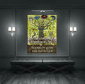Be Noble For You Are Made From The Stars Canvas Wall Art, Wiccan Decor, Wiccan Art, Be Humble For You Are Made From The Earth