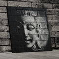 Buddha Wall Art, Buddha, Street Art, Canvas Wall Art, Home Decor, Buddha Head, Graffiti Art, Bristol, UK Art, Buddha Gift, Buddha Decor