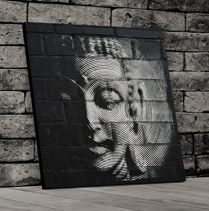 Buddha Wall Art, Buddha, Street Art, Canvas Wall Art, Home Decor, Buddha Head, Graffiti Art, Bristol, UK Art, Buddha Gift, Buddha Decor