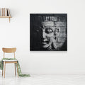 Buddha Wall Art, Buddha, Street Art, Canvas Wall Art, Home Decor, Buddha Head, Graffiti Art, Bristol, UK Art, Buddha Gift, Buddha Decor