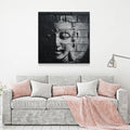 Buddha Wall Art, Buddha, Street Art, Canvas Wall Art, Home Decor, Buddha Head, Graffiti Art, Bristol, UK Art, Buddha Gift, Buddha Decor