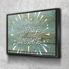 Be Awesome Canvas Wall Art, I Am Not Here To Average I Am Here To Be Awesome Quote On Canvas