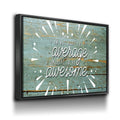 Be Awesome Canvas Wall Art, I Am Not Here To Average I Am Here To Be Awesome Quote On Canvas