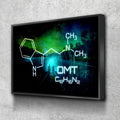 The Spirit Molecule Canvas Wall Art, Trippy Decor, Ayahuasca Decor