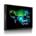 The Spirit Molecule Canvas Wall Art, Trippy Decor, Ayahuasca Decor