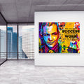 The Only Time Success Comes Before Work Is In The Dictionary Canvas Wall Art, Harvey Specter Quote, Motivational Decor