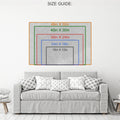 Stop Being Afraid Of What Could Go Wrong And Think Of What Could Go Right Canvas Wall Art, Motivational Decor