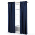 Sun Zero Bella 84 Curtain in Navy Single Panel, 54X84