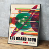 The Grand Tour Space Travel Canvas Wall Art, Design By JPL/Nasa, Space Tourism Art, Space Exploration, Futuristic Art, JPL Travel Print