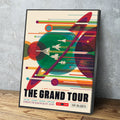 The Grand Tour Space Travel Canvas Wall Art, Design By JPL/Nasa, Space Tourism Art, Space Exploration, Futuristic Art, JPL Travel Print