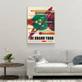 The Grand Tour Space Travel Canvas Wall Art, Design By JPL/Nasa, Space Tourism Art, Space Exploration, Futuristic Art, JPL Travel Print