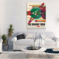 The Grand Tour Space Travel Canvas Wall Art, Design By JPL/Nasa, Space Tourism Art, Space Exploration, Futuristic Art, JPL Travel Print