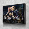 Stag at Sharkey's Canvas Wall Art, Stag at Sharkey's Re-Print on Canvas, 1909 George Wesley Bellows Artwork, Vintage Boxing, Prizefighters
