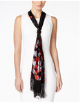 Inc International Concepts Velvet Hearts Skinny Scarf