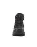 Kiwi Rugged Black Full Grain Leather Mid-Cut 6" Zipped Waterproof Tactical Boots [63100]