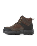 Kiwi Trek Brown Suede/Nylon 5" Composite Toe Water Resistant Work Boots [68500]