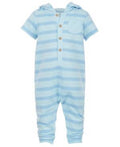 First Impressions Stripe Hooded Jumpsuit