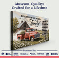 Personalized Family Farmhouse Old Truck Wall Art