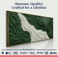 Green Rivers Abstract Wall Art