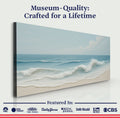 Serene Ocean Wave Coastal Wall Art VIII